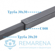 Центрирующая заглушка для 30х30/20х20 (фото 2)