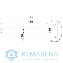 Фиксатор штырьевой D10x100 (фото 1)