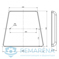 Сиденье трапеция (фото 2)