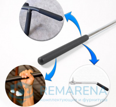 Ручка на 30 мм трубу L-300 мм (фото 1)