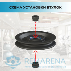 Ролик для троса 90 мм (фото 4)
