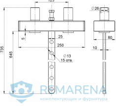 Флейта 80 кг с натяжителем (фото 1)