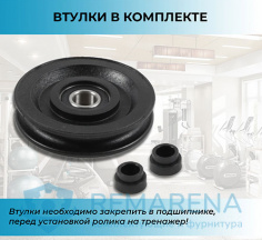 Ролик для троса 100 мм (фото 2)