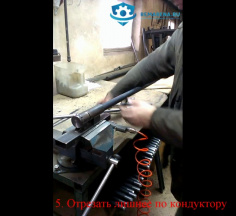 Рукоять на 30 мм трубу (отрезок 1м) (видео)